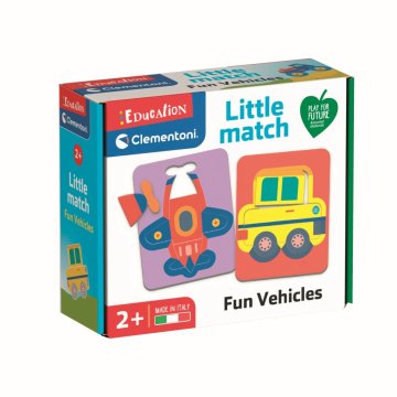 Clementoni Little Match zábavné vozidlá